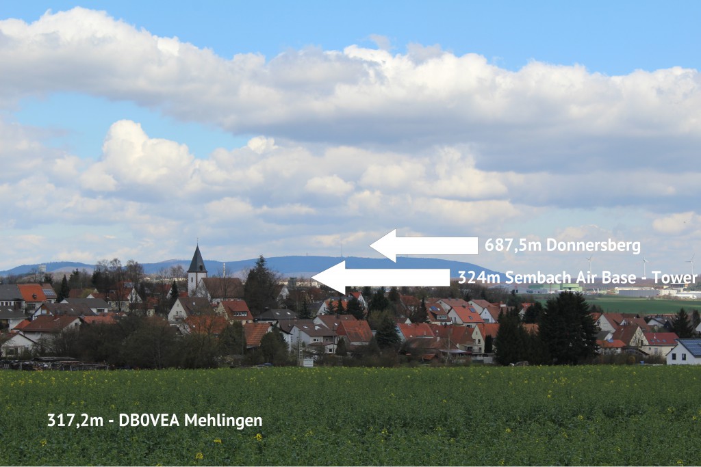 DB0VEA Mehlingen - Sembach - Donnersberg